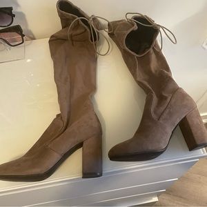 Steve Madden suede over the knee boots